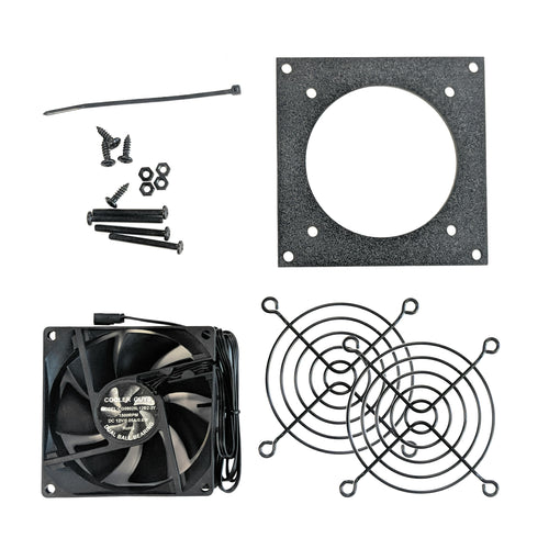 Coolerguys Single 80mm Bracket Kit with Fan