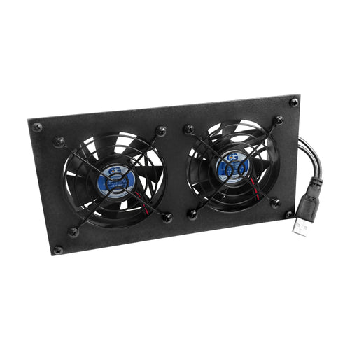 Coolerguys PRO-Metal Series Dual 80mm USB Powered Cooling kit CabCool802-M-USB