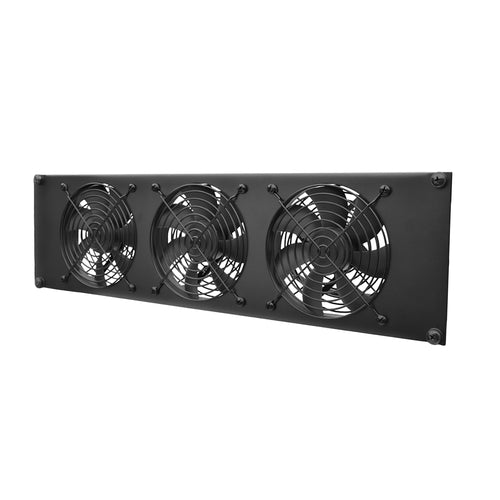 Coolerguys 3U Triple 120mm Fan Rackmount Cooling Kit with Low, Medium, or High Speed Fans