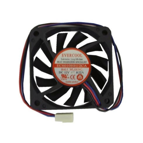 Evercool 60x60x10mm High-Speed Fan 3 Pin-EC6010HH12CA - Coolerguys