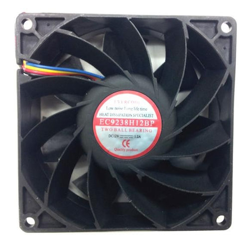 Evercool 92x92x38mm High Speed PWM Fan EC9238H12BP - Coolerguys